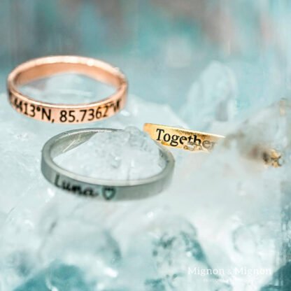 Personalized Engraved Ring - Image 2