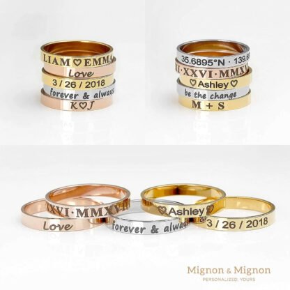 Personalized Engraved Ring - Image 5
