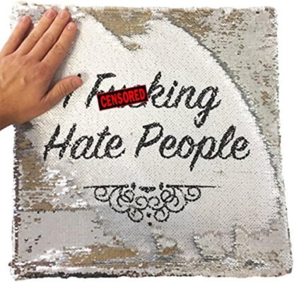 Hidden Message Sequin Pillow - Image 3