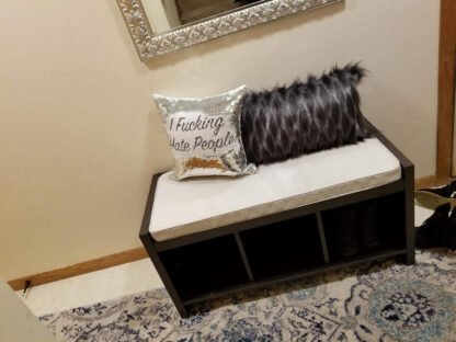 Hidden Message Sequin Pillow - Image 5