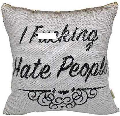 Hidden Message Sequin Pillow - Image 7