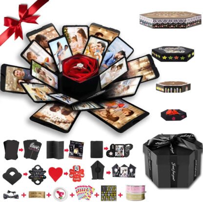 Customized Hello Love Photo and Treat Box