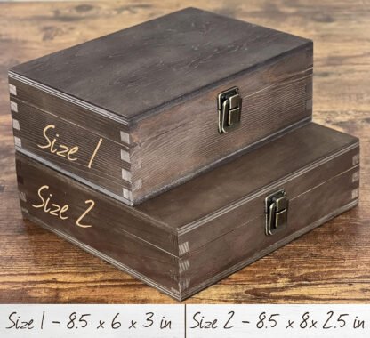 Personalized Wooden Keepsake Box - Image 4