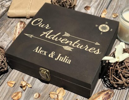 Personalized Wooden Keepsake Box - Image 5
