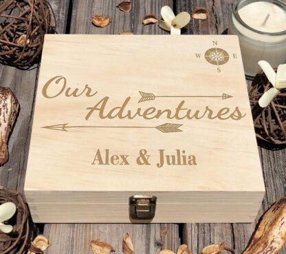 Personalized Wooden Keepsake Box - Image 6