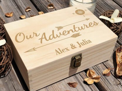 Personalized Wooden Keepsake Box - Image 7