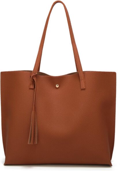 Monogrammed Leather Tote