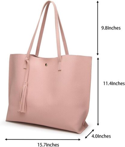 Monogrammed Leather Tote - Image 2