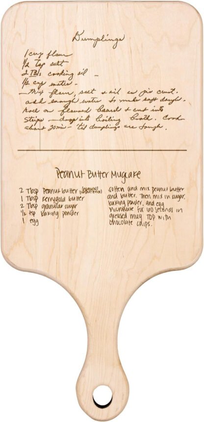Customized Recipe Cutting Board
