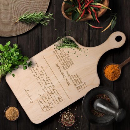 Customized Recipe Cutting Board - Image 3