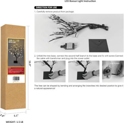 Cherry Blossom Bonsai Light - Image 5