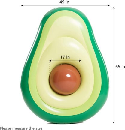 Inflatable Avocado Pool Float - Image 6