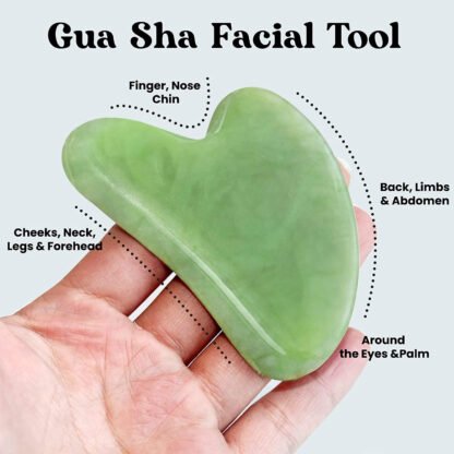 Jade Roller and Gua Sha Set - Image 3