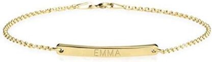 Personalized Skinny Bar Bracelet - Image 4