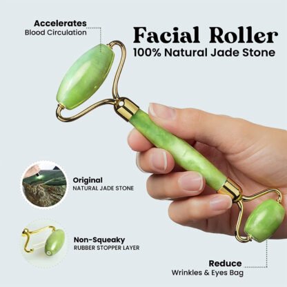 Jade Roller and Gua Sha Set - Image 2