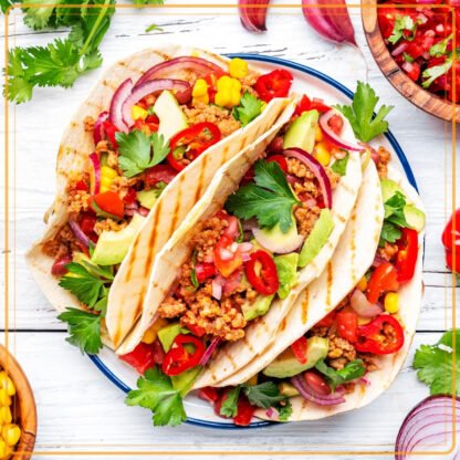 Heated Lazy Susan Taco Topping Bar - Image 6