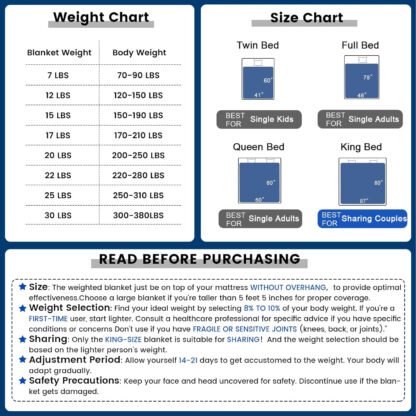 Weighted Cooling Blanket For Better Sleep - Image 4