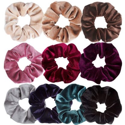 Velvet Ultra Soft Hair Scrunchies - Image 2