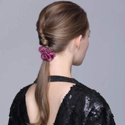 Velvet Ultra Soft Hair Scrunchies - Image 6