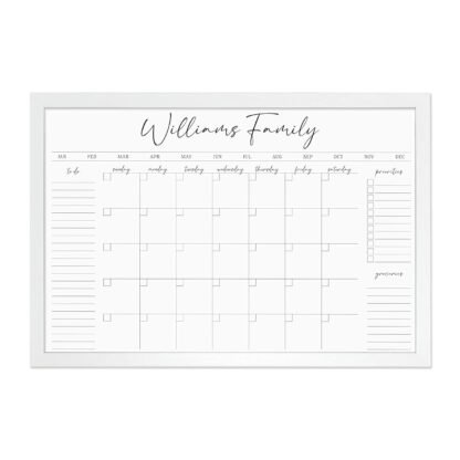 Personalized Dry Erase Chalkboard
