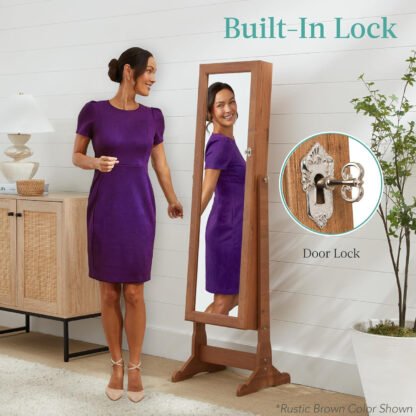 Jewelry Cabinet Mirror - Image 4