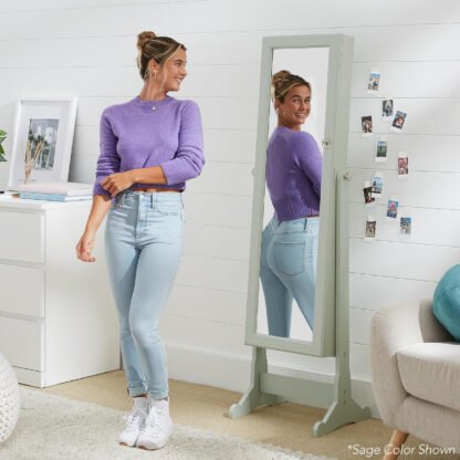 Jewelry Cabinet Mirror - Image 6