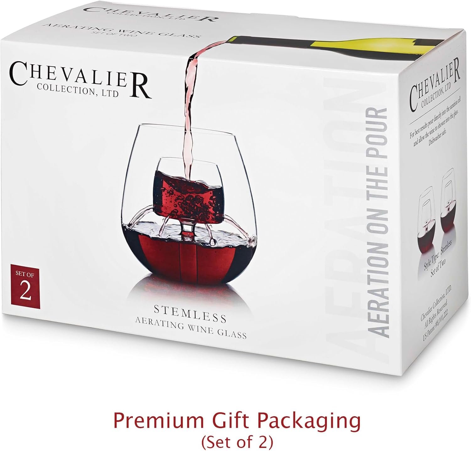 Stemless Aerating Wine Glasses - Image 2