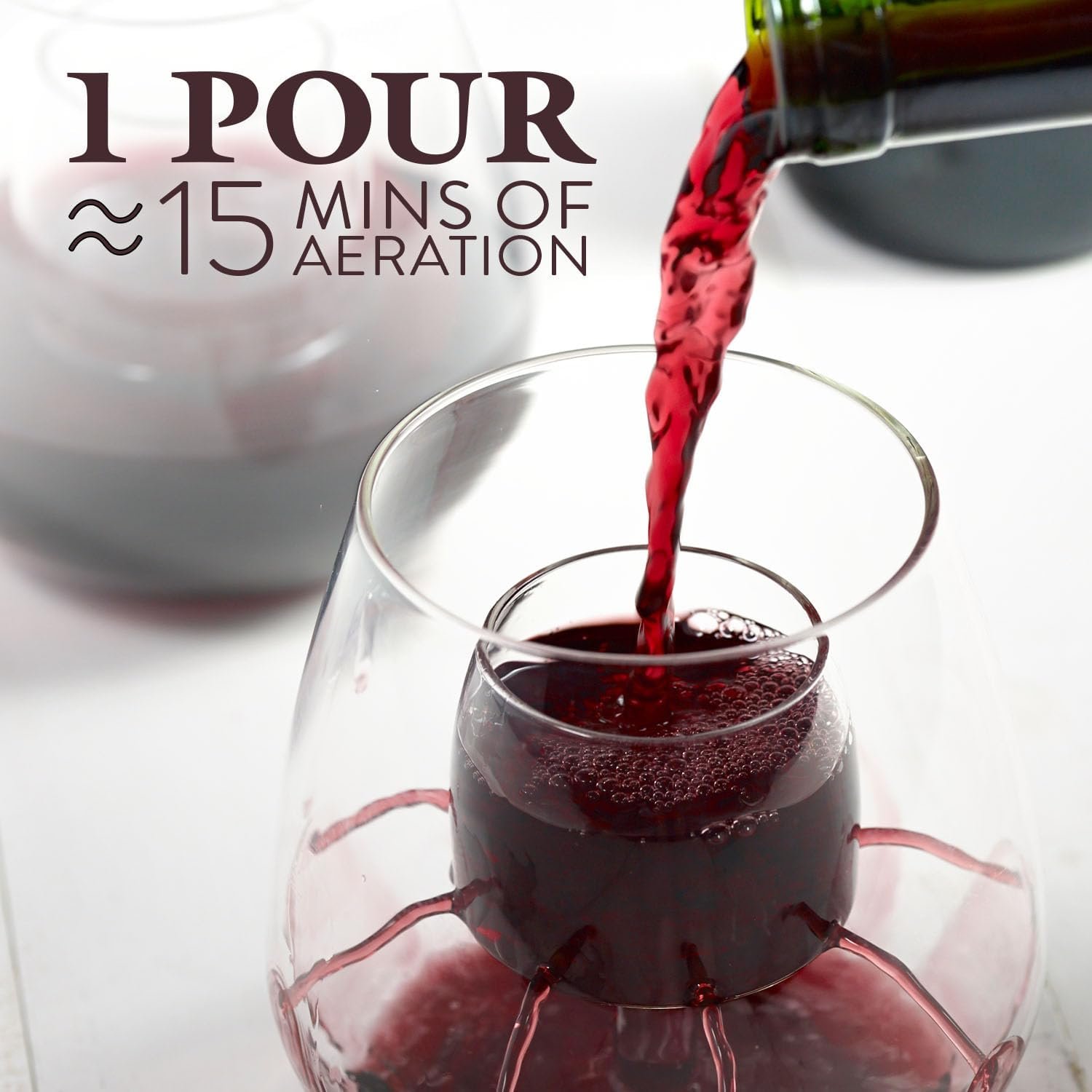 Stemless Aerating Wine Glasses - Image 8