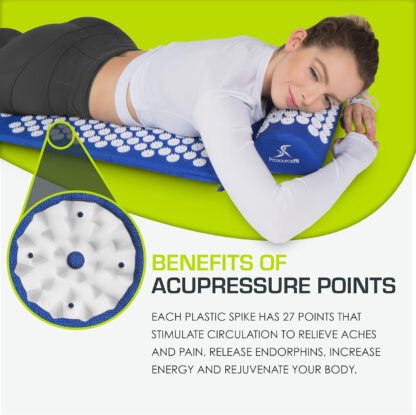 Acupressure Mat and Pillow Set - Image 3