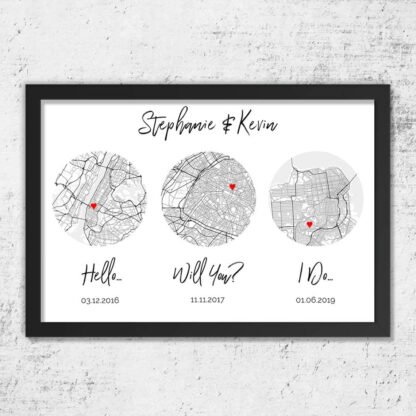 Personalized Map Gift