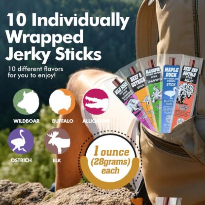 Exotic Meat Jerky Sticks - Image 3