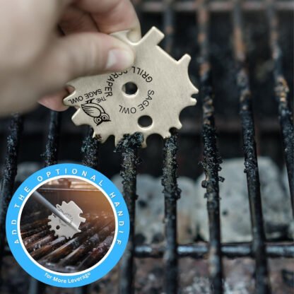 Stainless Steel BBQ Grill Scraper - Image 3