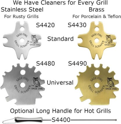 Stainless Steel BBQ Grill Scraper - Image 8