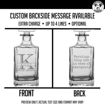 Personalized Decanter Set - Image 3
