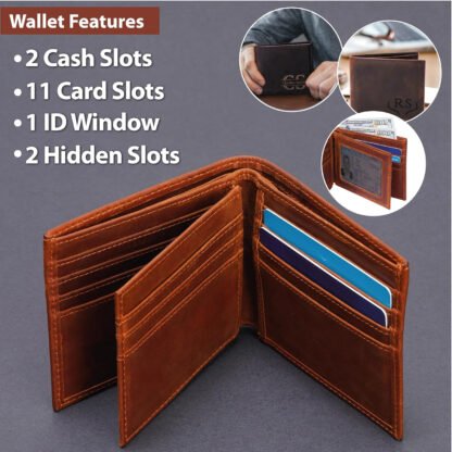 Personalized Leather Wallet - Image 6