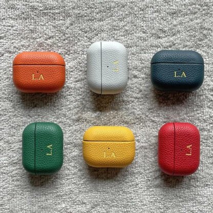 Personalized Leather Airpods Pro Case - Image 2