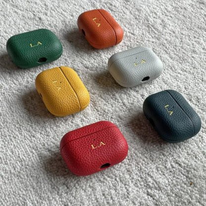 Personalized Leather Airpods Pro Case - Image 3