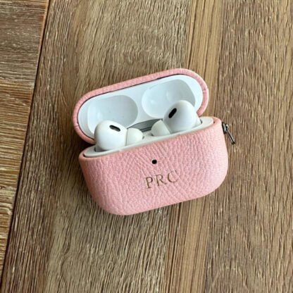Personalized Leather Airpods Pro Case - Image 4