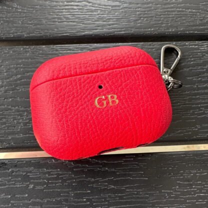 Personalized Leather Airpods Pro Case - Image 9