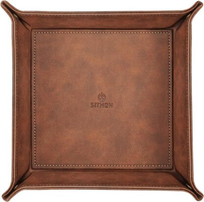 Personalized Leather Valet Tray - Image 8