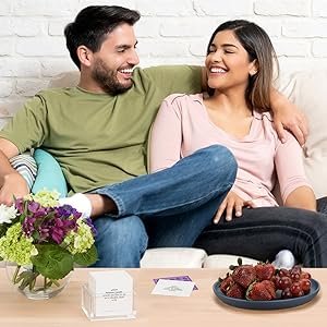 Couple playing TableTopics Date Night