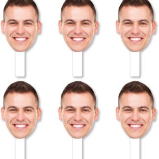 His Face Cutout Paddle
