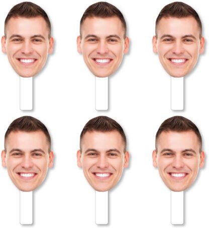 His Face Cutout Paddle