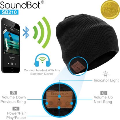 SoundBot Bluetooth Speaker Beanie - Image 5