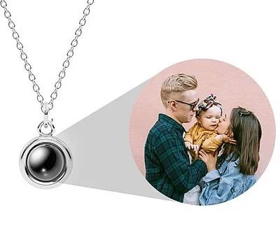 Personalized Photo Projection Necklace