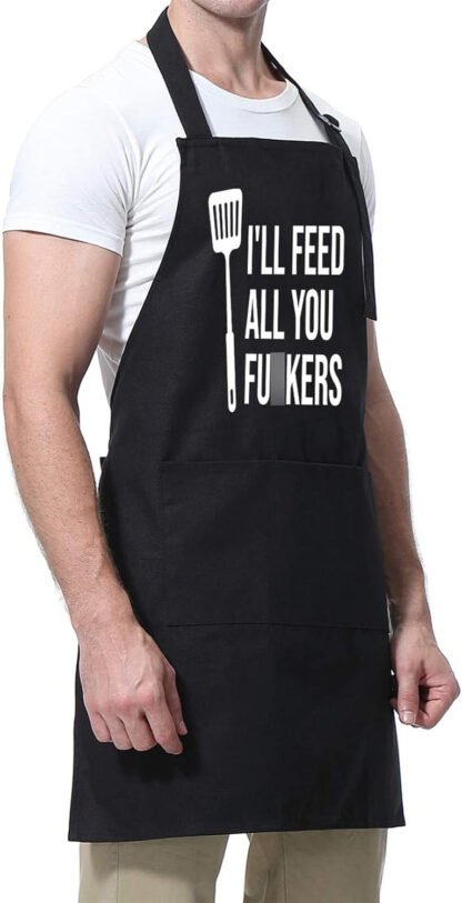 I’ll Feed You All BBQ Apron - Image 6