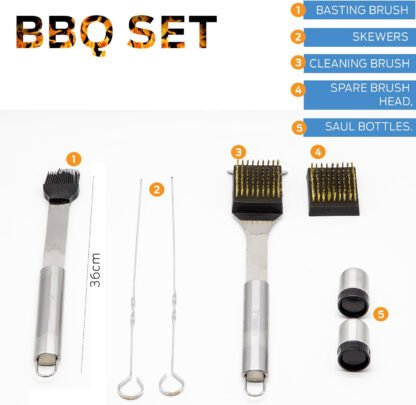 31 Piece BBQ Grill Tool Set - Image 6