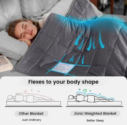 20 LB Weighted Blanket For Better Sleep - Image 2