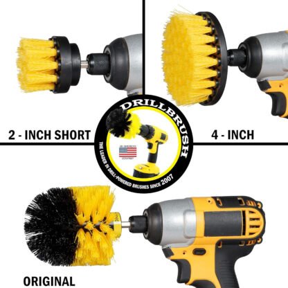 Drill Brush Cleaning Scrubber Attachments - Image 7