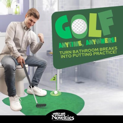 Potty Putter Toilet Time Golf Game - Image 2